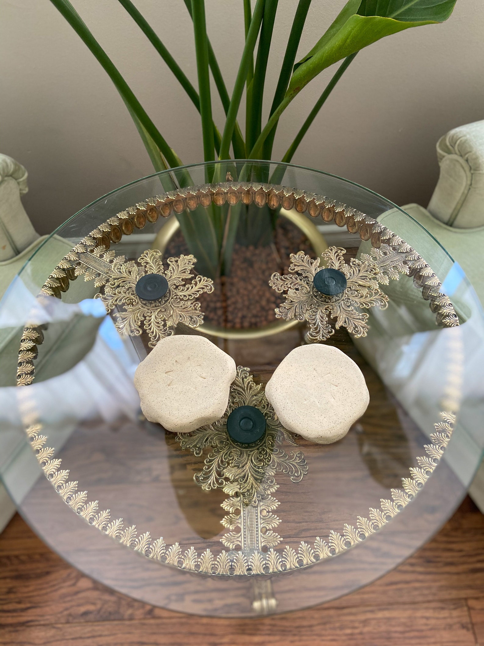 Handmade Ceramic Wavy Large Candle Holder Etsy