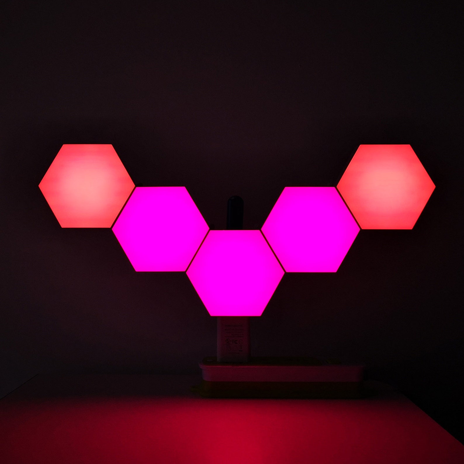 Color Changing Wall LED Light Blocks DIY Geometric Assembly Etsy
