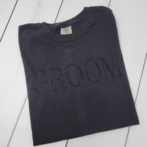 Groom T-Shirt, Husband Tee, Wedding Gift, Honeymoon Shirt ,Gifts for Husband, Honeymoon Gift,Embroidered Groom T-Shirt, Bachelor Party Shirt