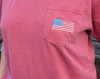 American Flag Pocket | Etsy