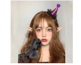 Cosplay Costumes Props Cosplay Accessories Yetaha A Pair of Latex Elf Ears for Halloween Party