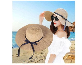 M&Co Girls Two Way Sequin Sun Hat