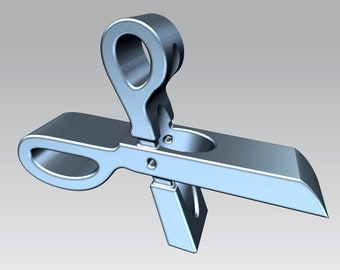 Scherenstrohhalm Topper STL Datei, 3D Modell