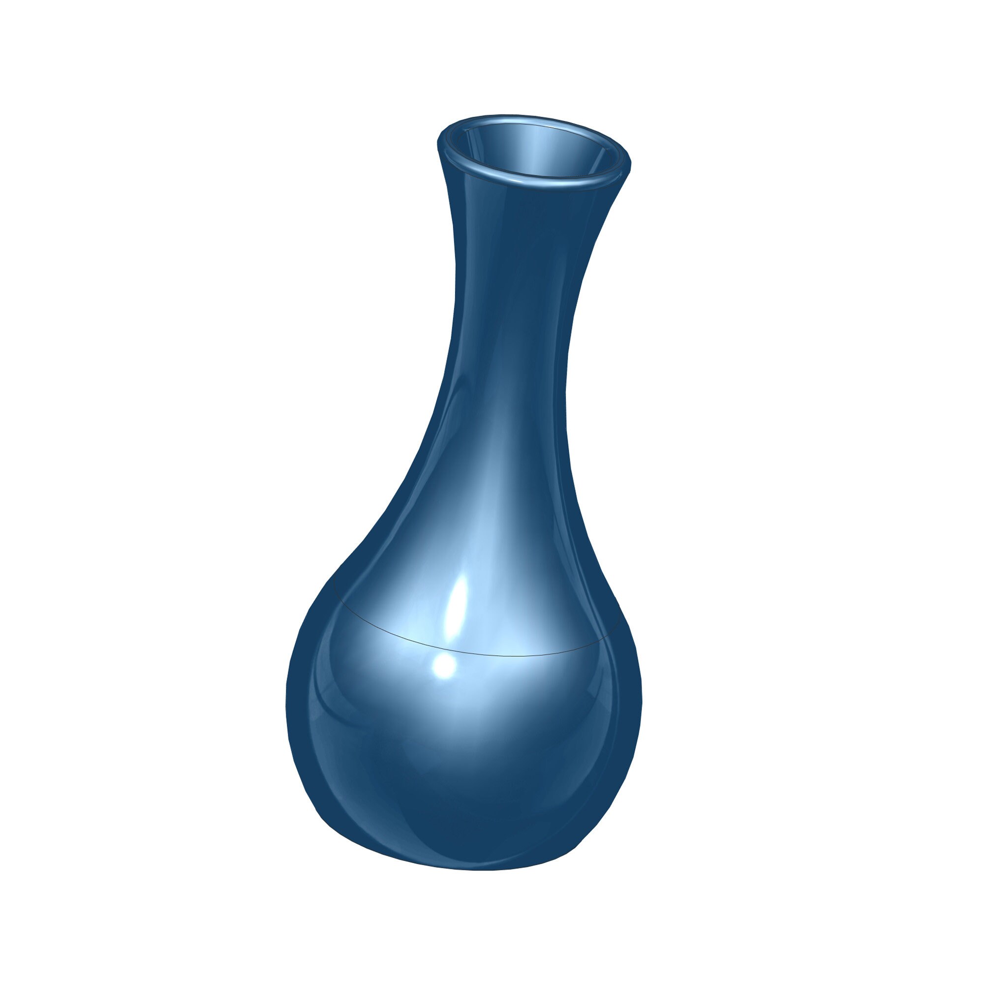 Tall Vase, Bud Vase Stl Files 3d Print File, Stl Svg. Dried Flower Vase