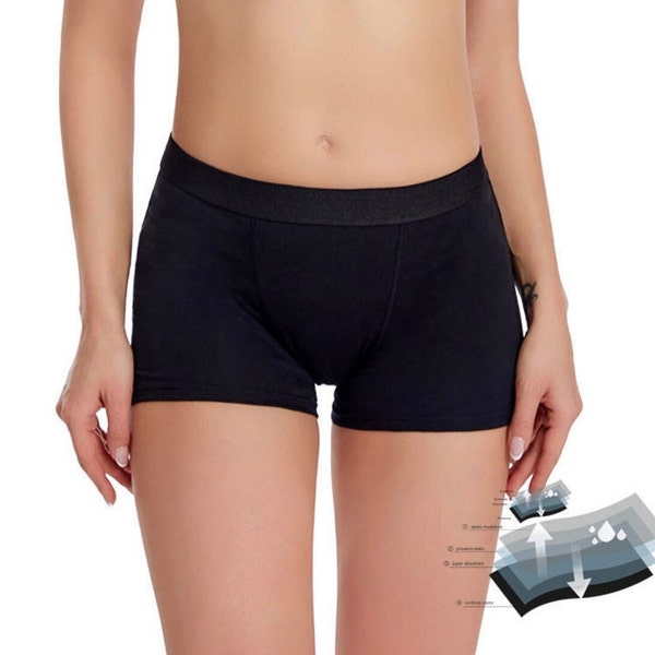 Period incontinance underwear Washable and Reusable