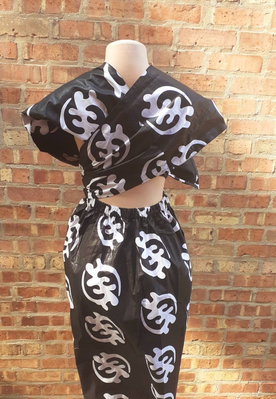 Handmade Adinkra Gye Nyame Halter Dress Free Size - image 5