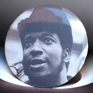 Chairman Fred Hampton Statement Pin. Rare