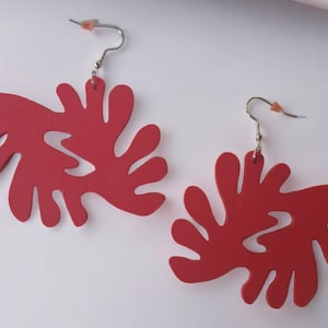Classic Adinkra Symbol Wooden Earrings