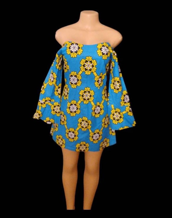 Custom handmade 1960s style Mini dress small - image 1