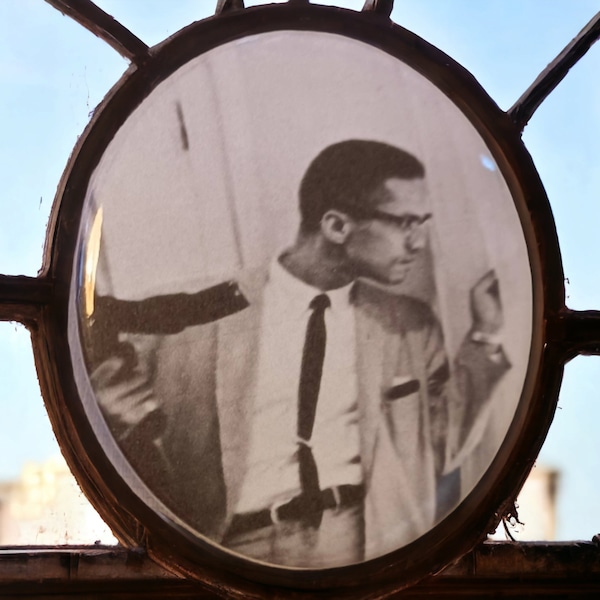 Malcolm X  Statement Pin. Rare