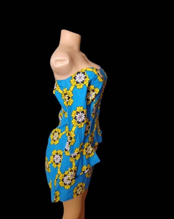 Custom handmade 1960s style Mini dress small - image 2