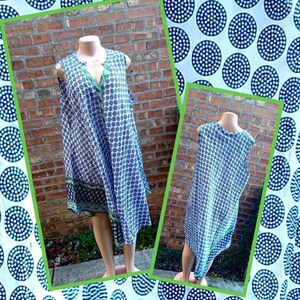 Boho Print Midi Kaftan with tags One Size Rare