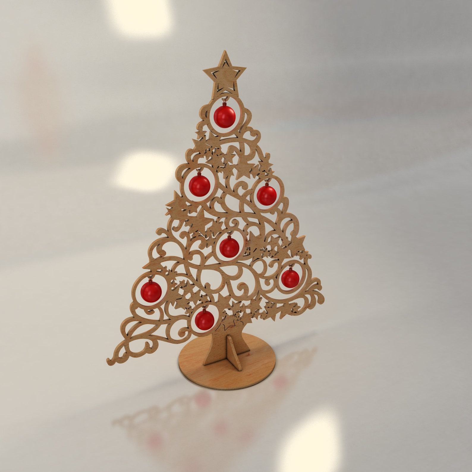 Wooden Christmas tree Plywood patterns digital format Etsy