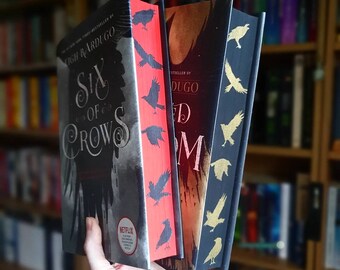 Six of Crows Duology with stencil sprayed edges