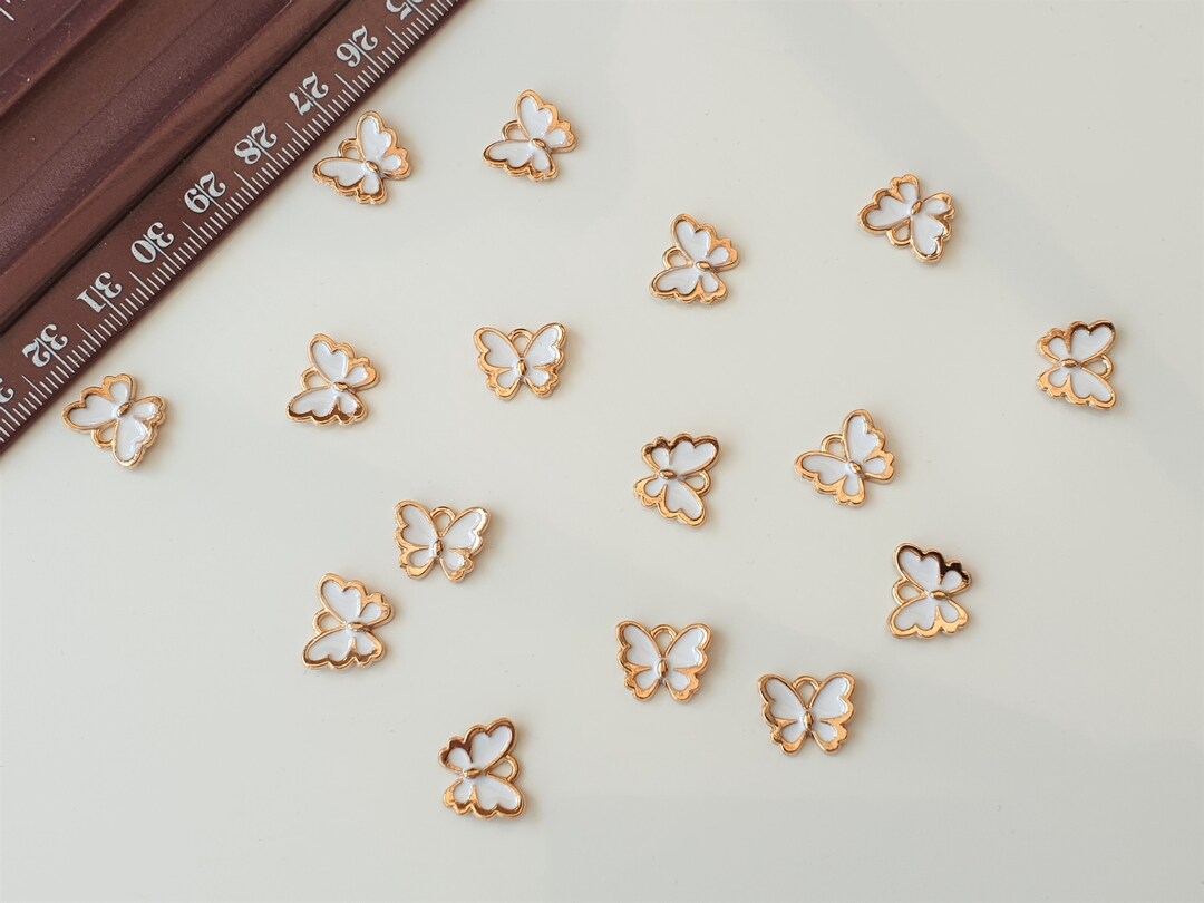 2 Colgantes De Mariposa Vintage Pequeños Y Antiguos De Metal Decorativo Para Cosplay, Disfraz