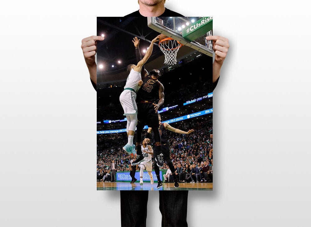 jayson tatum lebron dunk