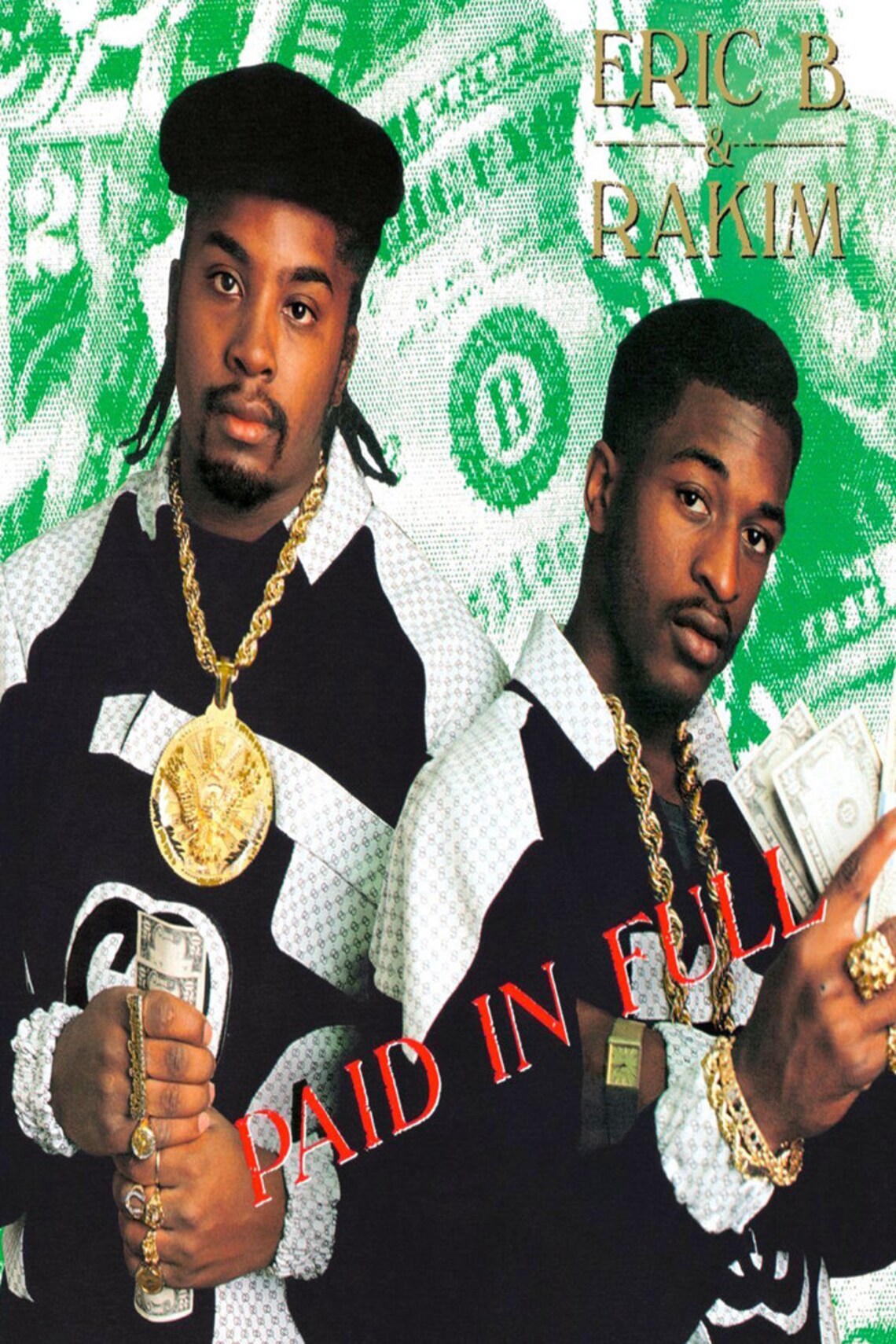 Eric B and Rakim Paid in Full Album Cover Graphic Print Wall | Etsy