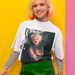 Fashion Icon T-shirt, Marilyn Monroe T-shirt, Shirt, Retro Tee, 60s Supermodel T-shirt , Vintage Print Shirt, 60s Actress Print