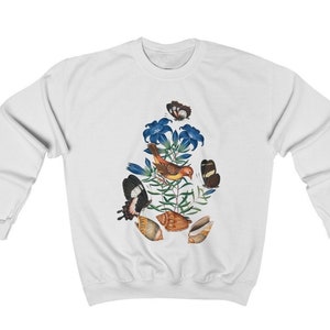 Vintage Bird Sweatshirt, Vintage Style Jumper, Vintage Sweater, Women Sweater, Retro, 90s, Vintage Sweatshirt, Women Shirt, Printed Sweater