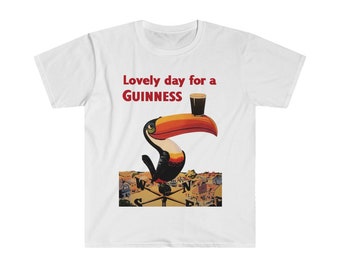 Vintage Guinness T-shirt, Vintage T-shirt, Vintage Tee, Guinness Blouse, Retro, 90s, Vintage Shirt, Unisex Top, Printed Guinness Shirt