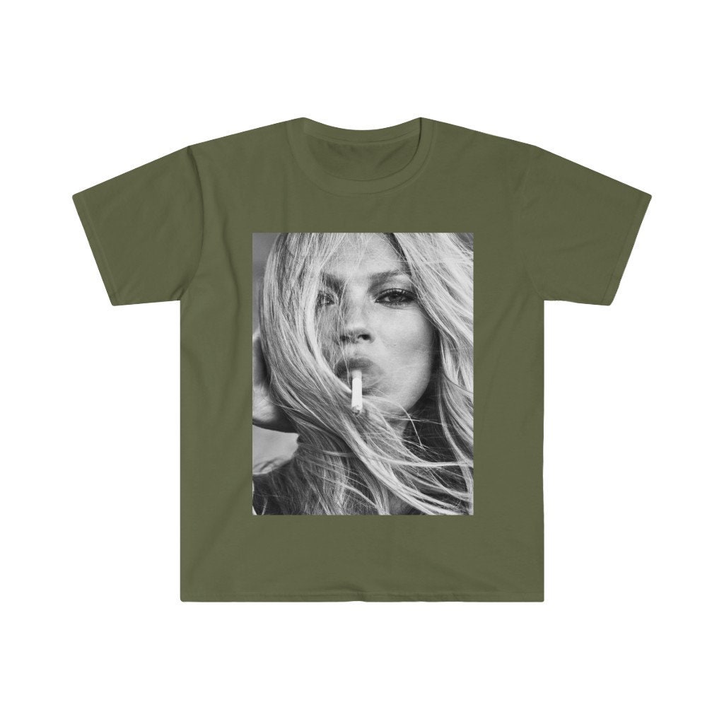 Kate Moss Fashion Icon T-shirt, 90s Supermodel Print - Etsy