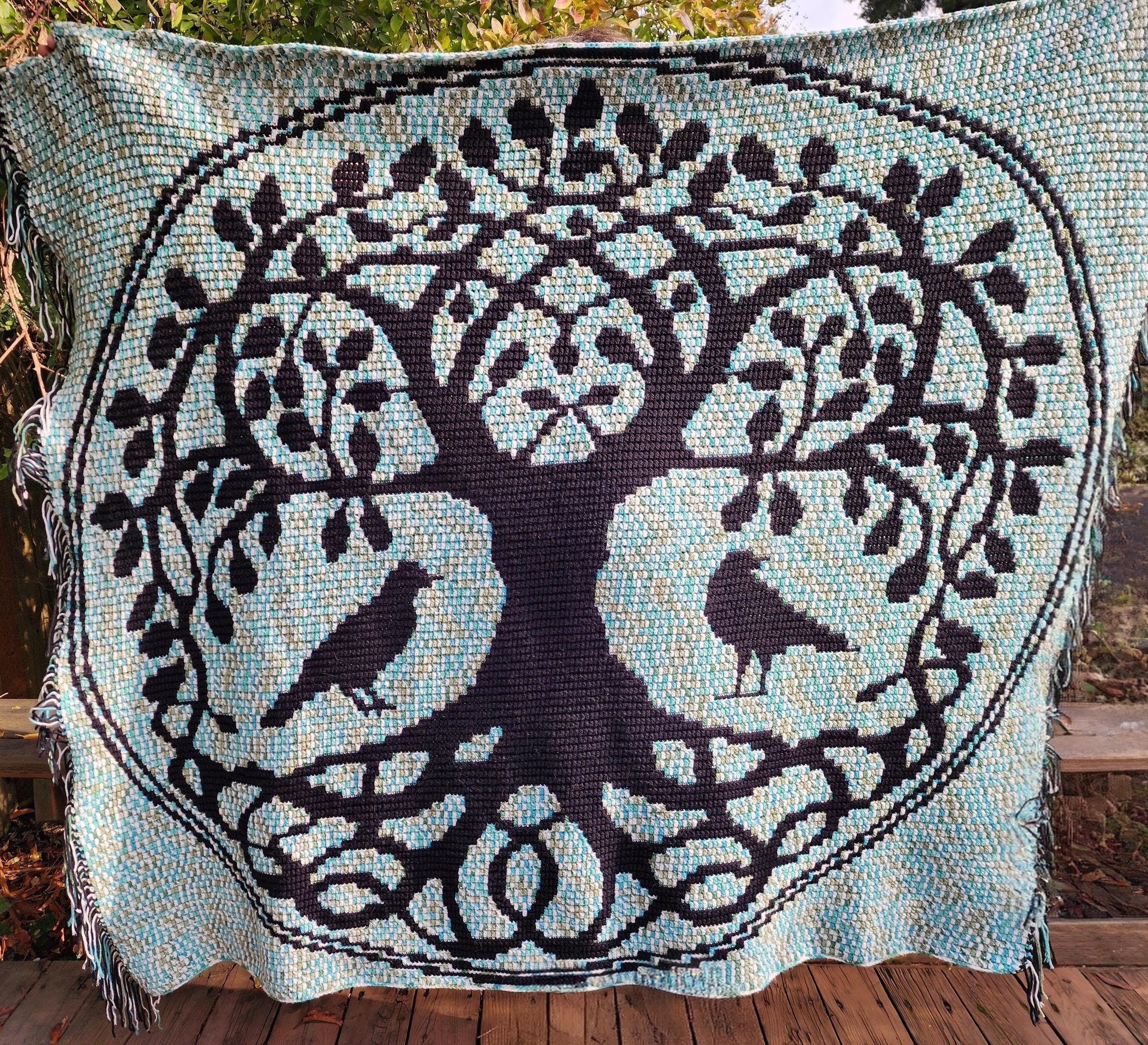 Odin's Tree of Life Mosaic Pattern
