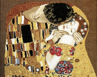 Cross-stitch kit By G. Klimt "Kiss (fragment)"