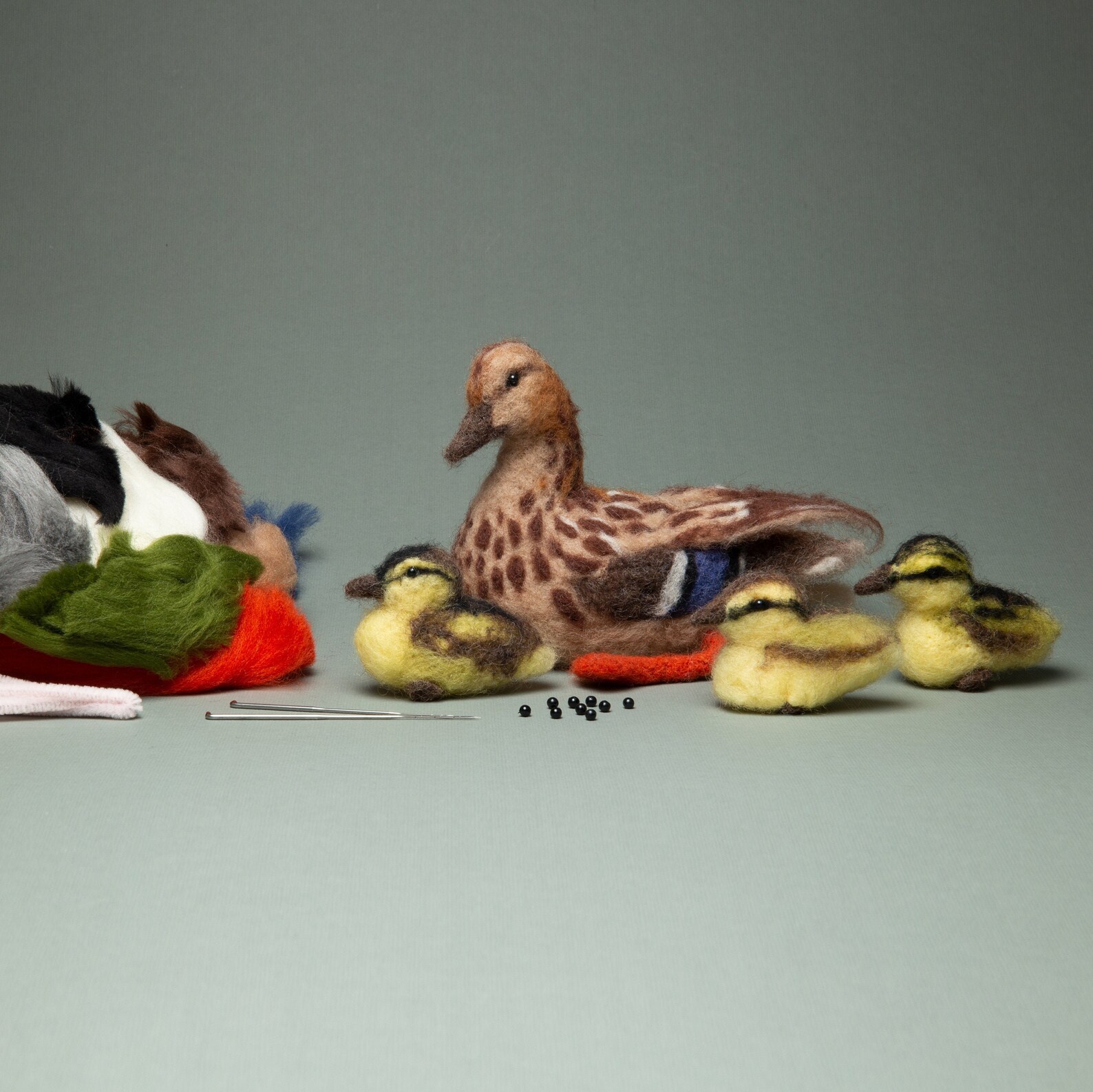 Bird Duck DIY Needle Felting Kit Ducks / Felting Kit for Etsy