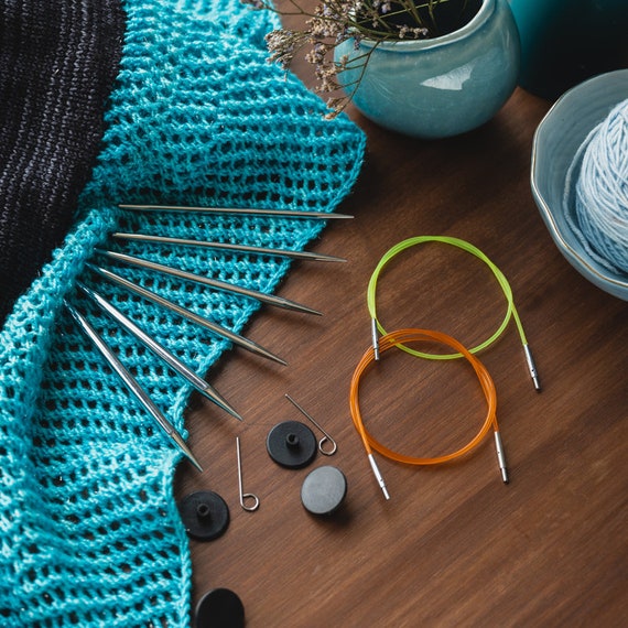 Interchangeable Circular Knitting Needles Set Knitpro Nova Metal Nickel  Free Brass Knit Pins Sets 
