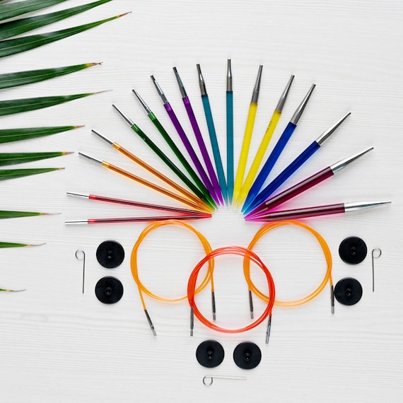 Interchangeable Circular Knitting Needles Set Knitpro Trendz Etsy
