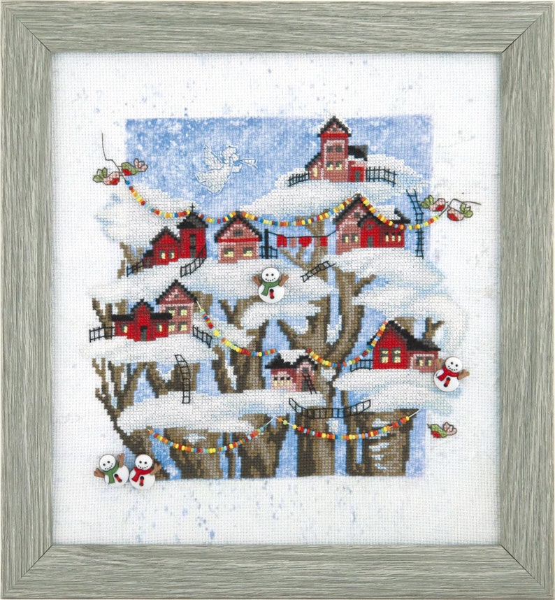 Cross stitch kit Christmas fairy tale by Charivna Mit
