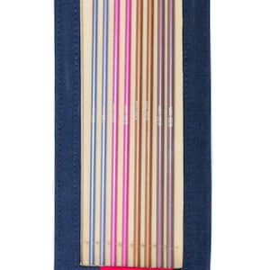 Single Pointed Knitting Needles Sets KnitPro Zing Coloured Aluminium Metal Knit Pins Sets image 8