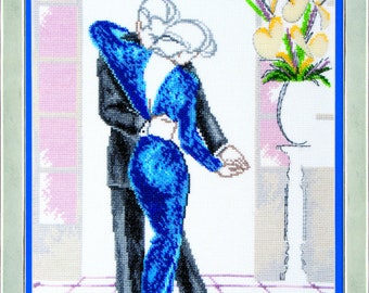 Cross stitch kit Dance couple