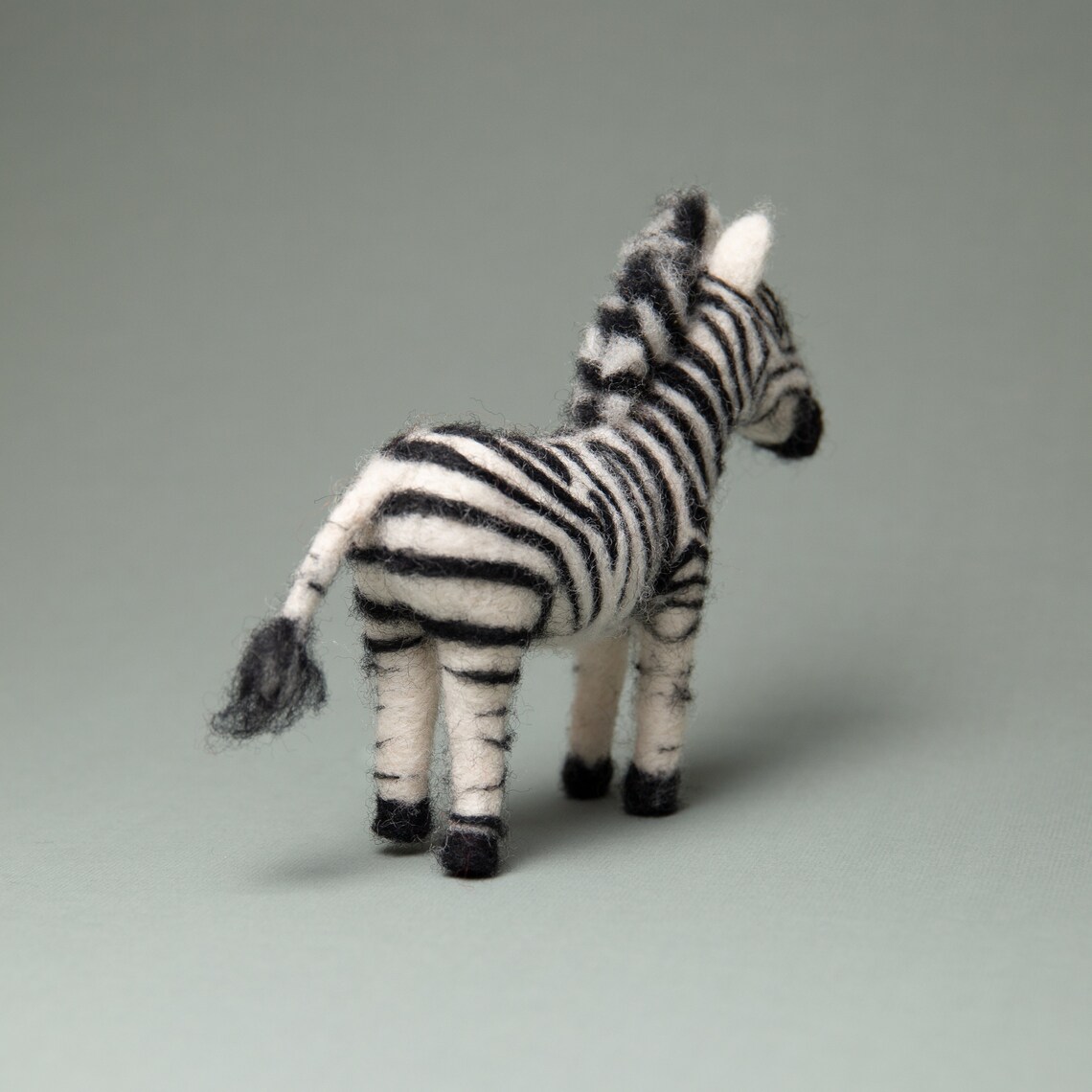 Zebra Needle Felting kit Marty Zebra Needle Felting Kit Etsy