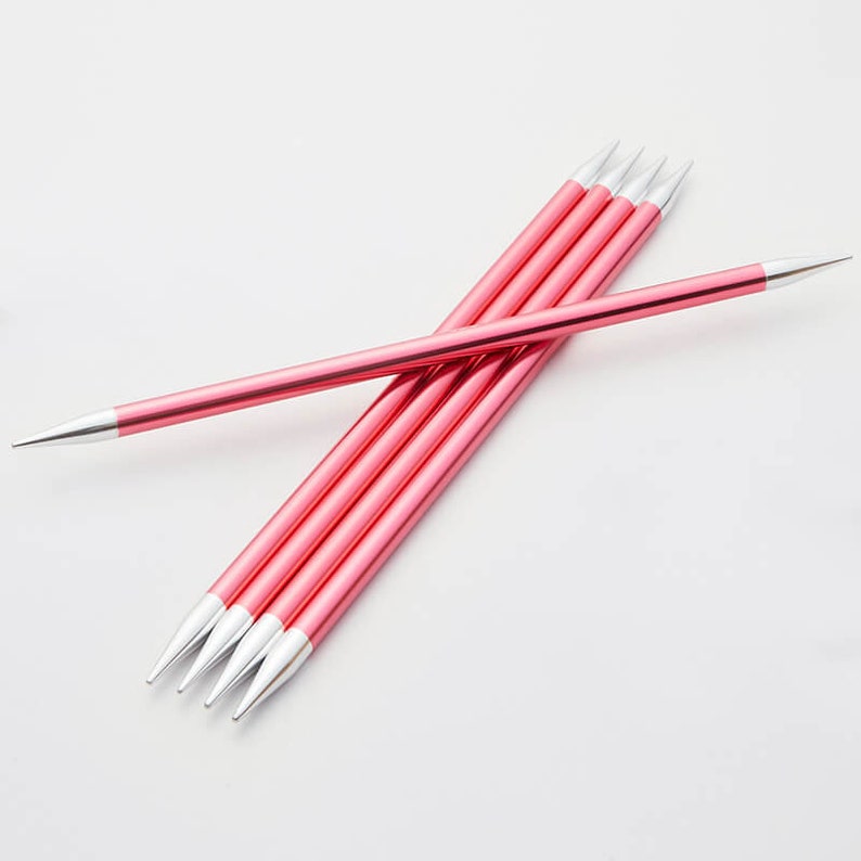 Double Pointed Needles Coloured Knitting Needles Knit Pro Zing Etsy