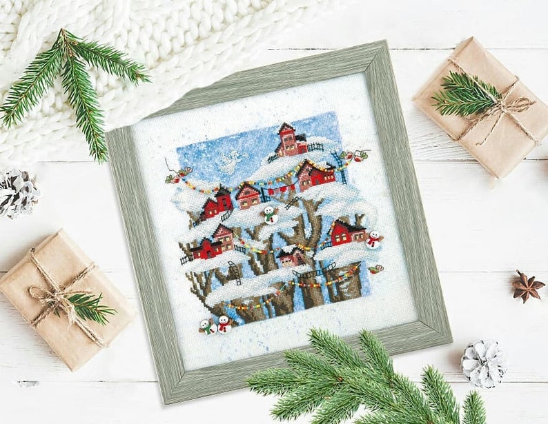 Cross stitch kit Christmas fairy tale by Charivna Mit
