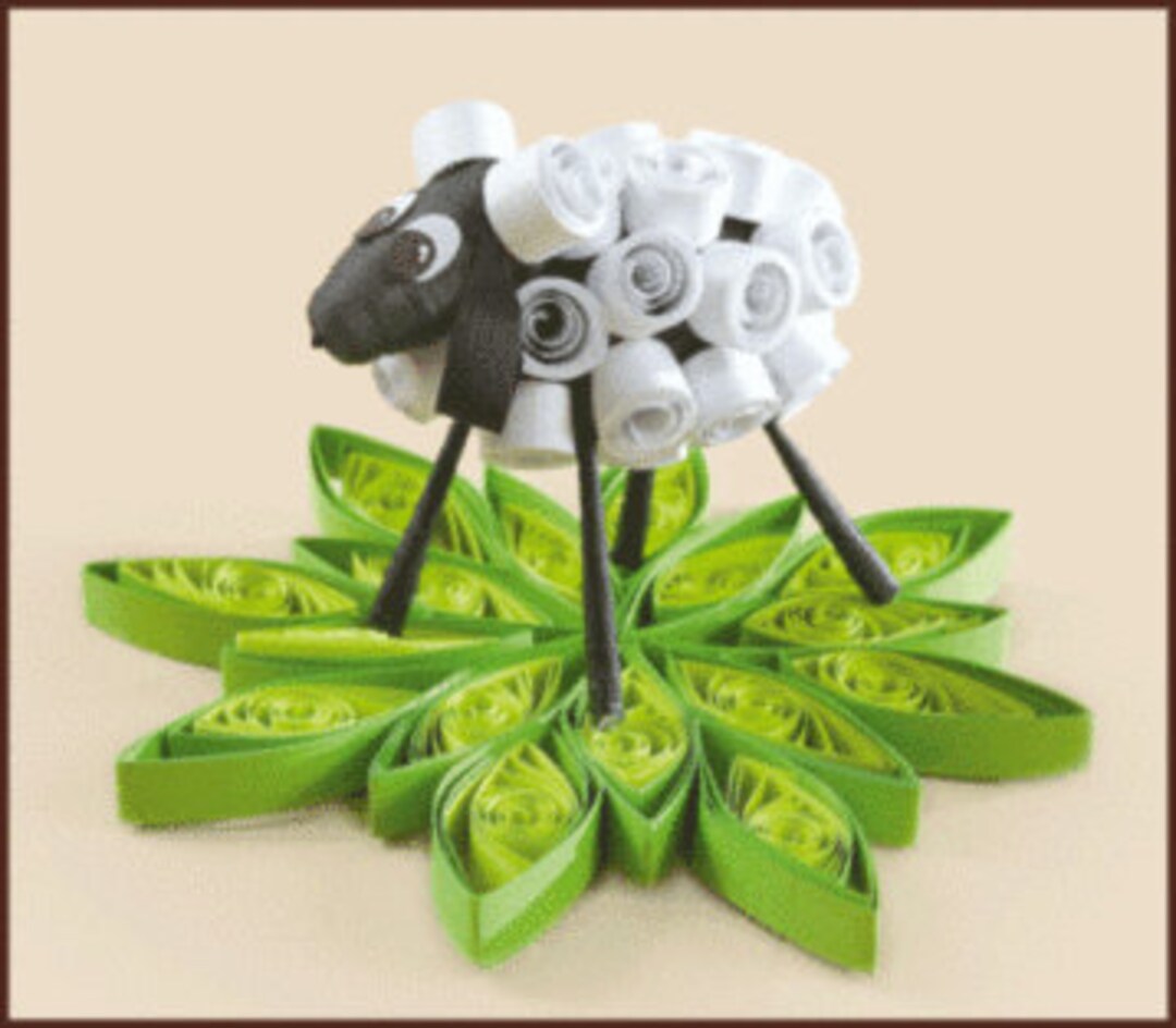 Quilling Kit for Beginners White Sheep DIY Quilling Kit Etsy