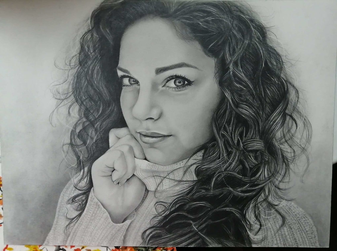 Portrait à partir dune photo Dessin personnalisé Portrait Etsy France Portrait à partir dune photo Dessin personnalisé Portrait Etsy France