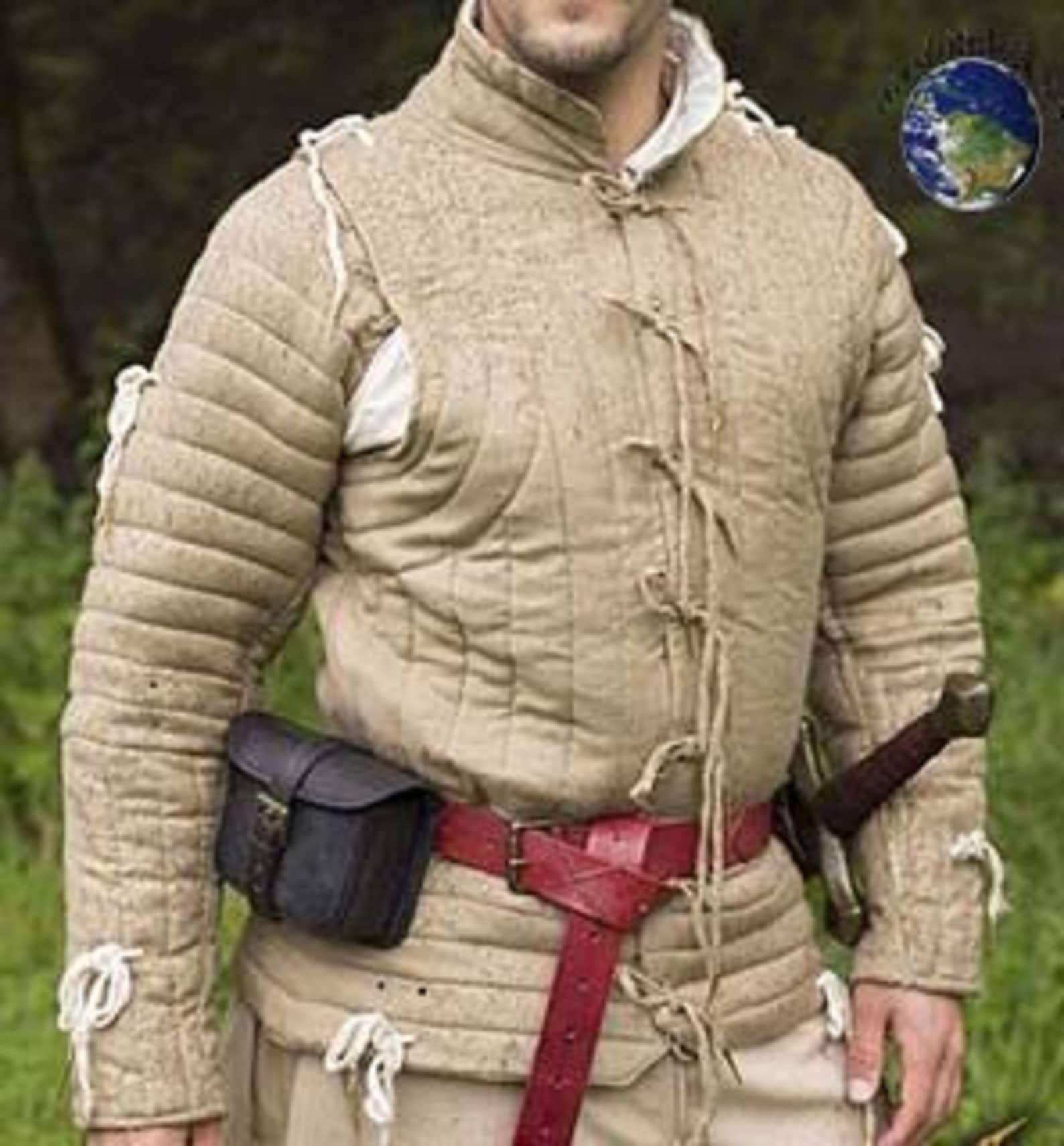 Thick Padded Aketon Gambeson for SCA Padded Armor Quilted Etsy