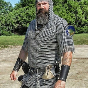 Medieval Viking Aluminum Butted Antique Chain Mail Shirt For Men Armor best Easter Gift