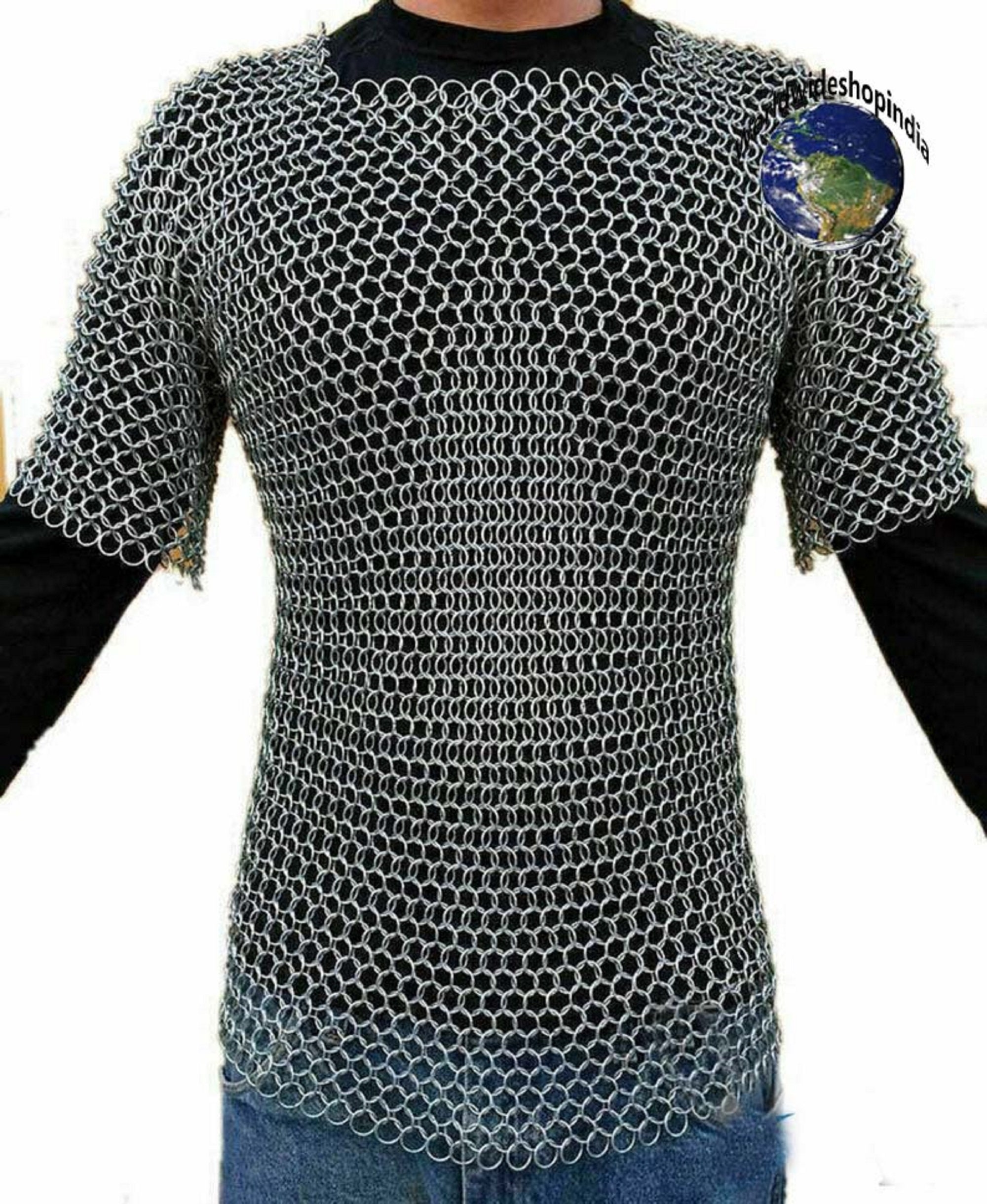 Aluminum Beautiful Butted Chain mail Shirt Round Ring Half Etsy
