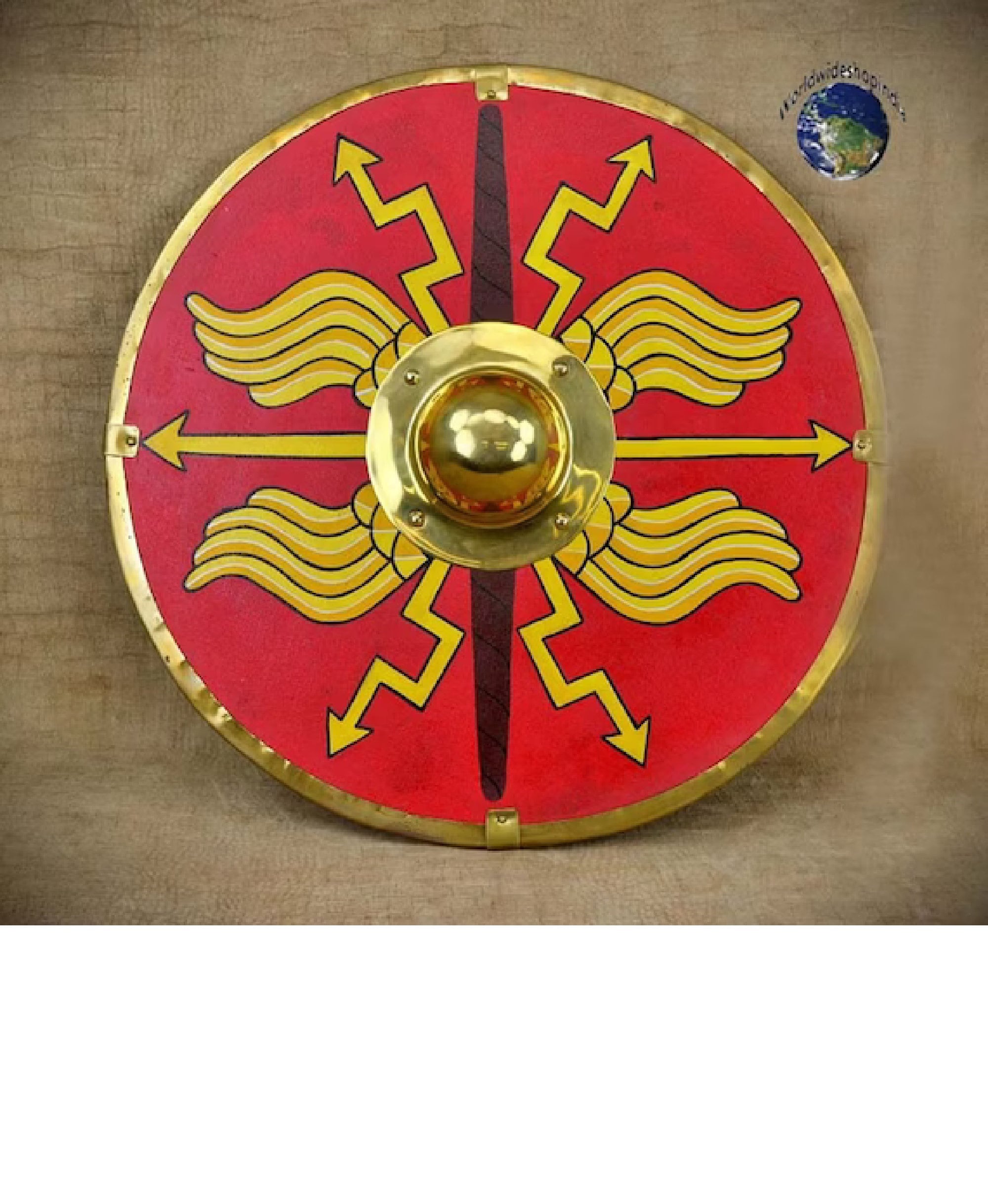 Roman Shield Legionnaire Scutum roman Round Shield Parma Etsy UK