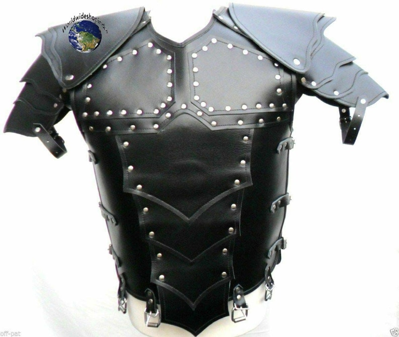 Greek Leather Armour Breastplate Medieval 4mm Leather Vest Etsy