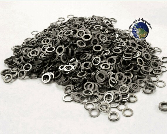 1 Kg Loose Chainmail Rings Mild Steel Solid Flat Rings 18 Gauge 9 Mm 