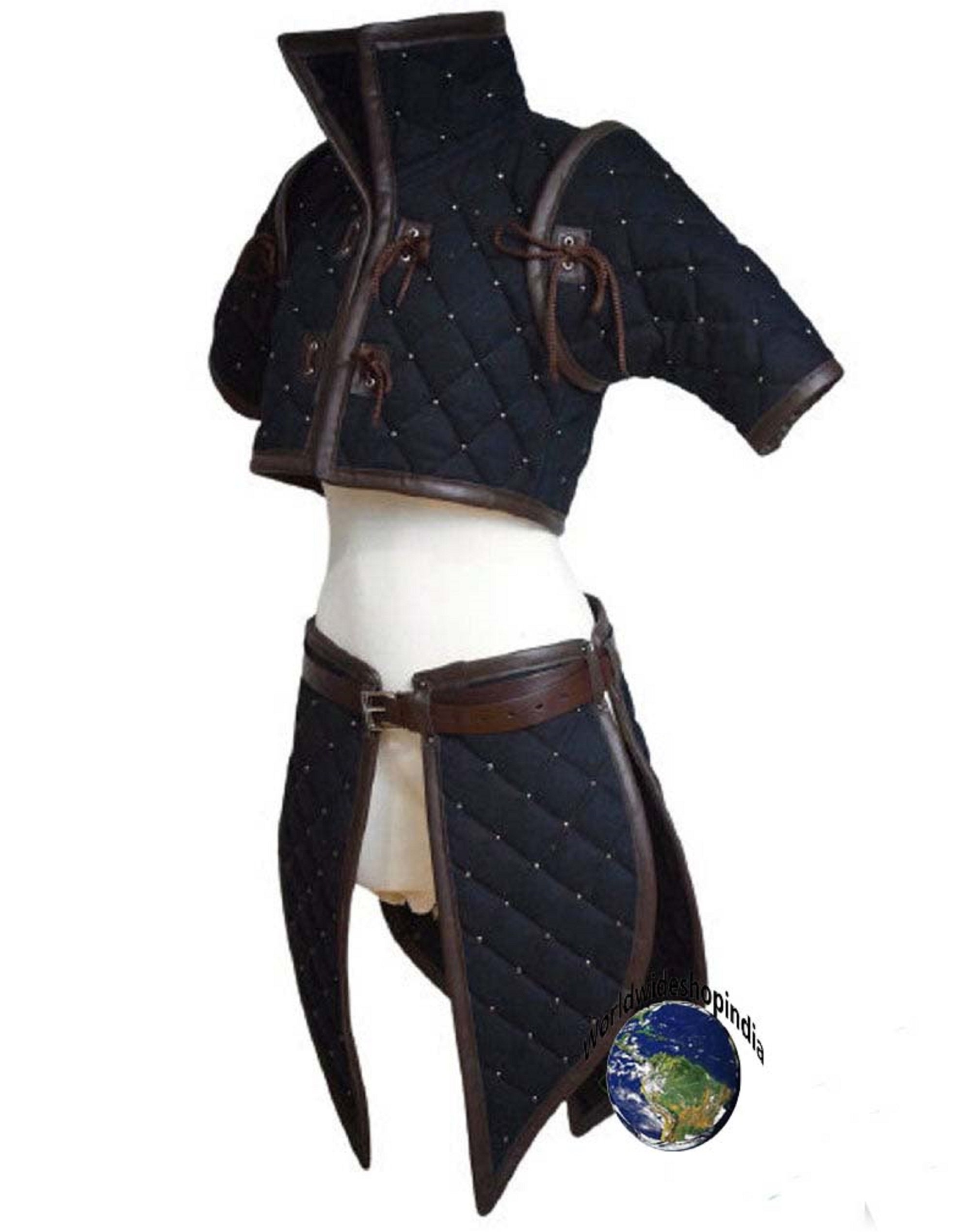 Female Gambeson PADDED Armor Assasin Witcher Inquisitor Rogue Etsy