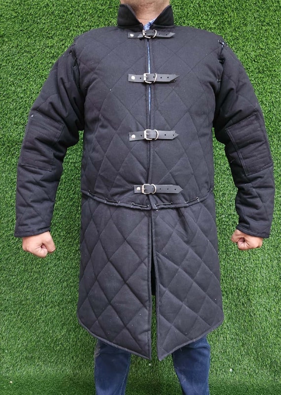 Medieval Gambeson Type, Medieval Padded Armour,coat Jacket Armor, Cotton  Fabric SCA Easter Gift 