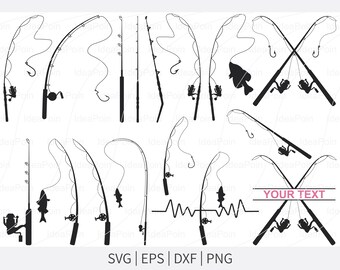 Download Fishing Pole Svg Etsy