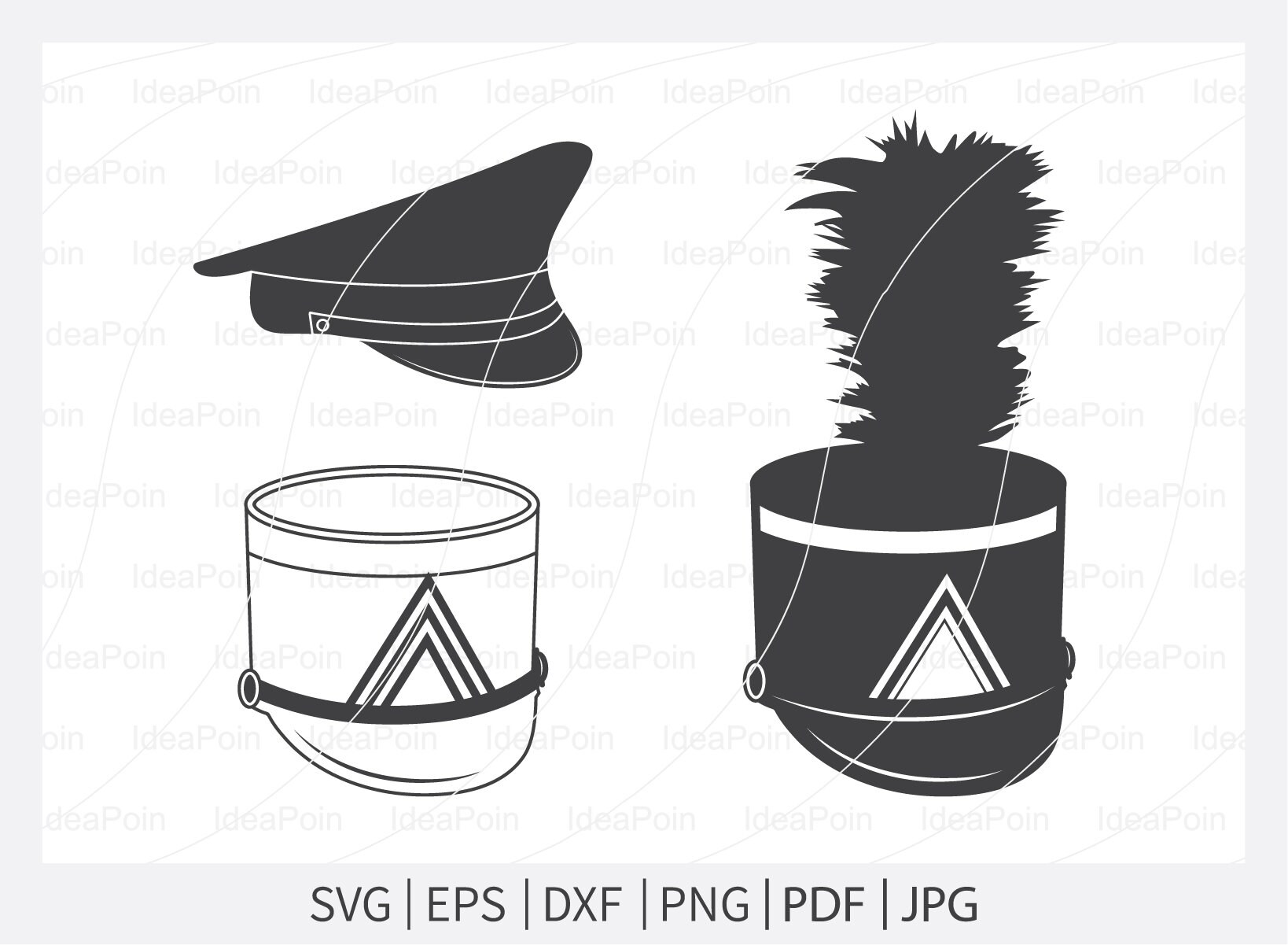 Marching Band Hat SVG Marching Band SVG Shako Hat Svg Etsy Canada