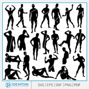 Sexy Mann svg, Sexy Mann Vektor, Sexy Mann Silhouette, Schatten sexy Mann, Sexy svg, männliches Modell svg, Sexy Mann Bundle