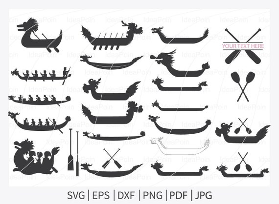 I Love Dragon Boat Racing SVG Cut file by Creative Fabrica Crafts ·  Creative Fabrica